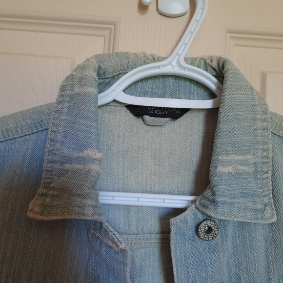 Streetwear society denim short jacket - Picture 3 of 9